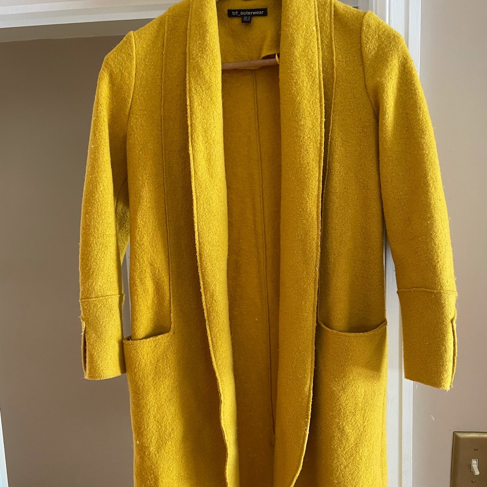 Zara mustard coat
